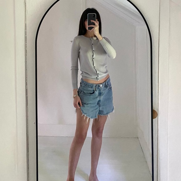 J. Crew Sweaters - J. Crew Vintage Y2K Merino Wool Rosette Cardigan Sweater